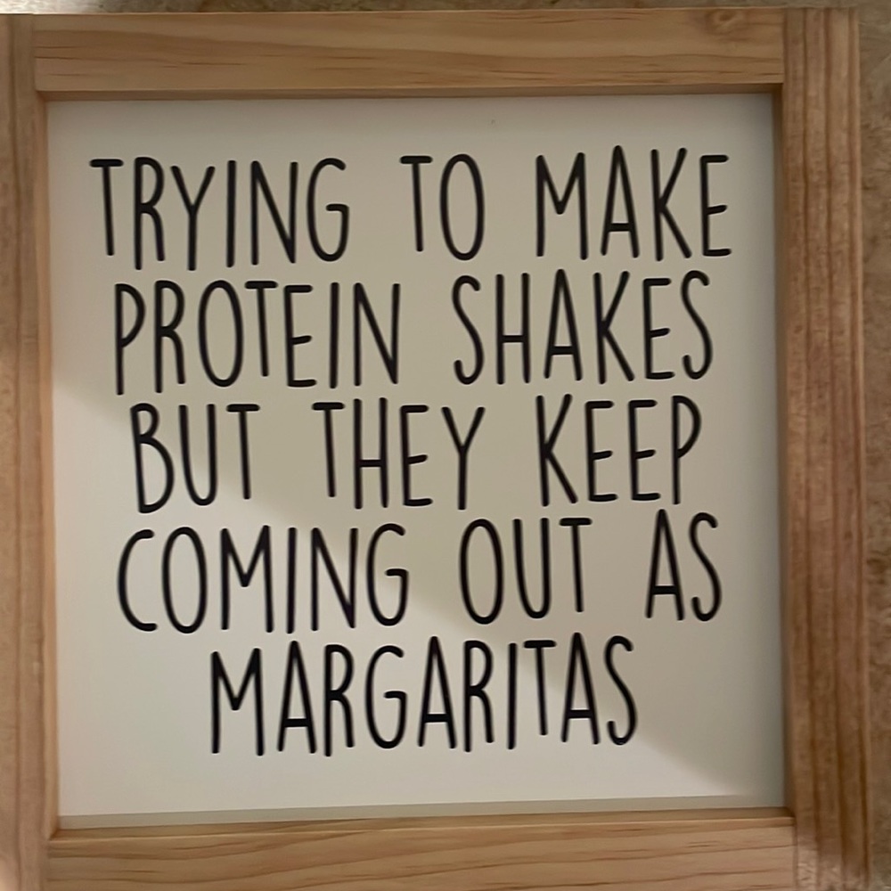 Fun bar shelf or wall hanging 9x9 wood sign
